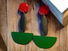 Load image into Gallery viewer, Extra large pop art earrings Kargo Fresh