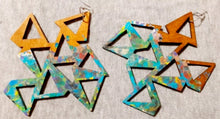 Load image into Gallery viewer, Giant Abstract Handpainted Earrings Kargo Fresh