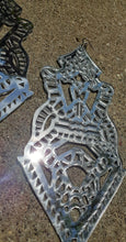 Load image into Gallery viewer, Giant Abstract Print Mirrored Acrylic Earrings Kargo Fresh