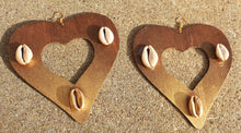 Load image into Gallery viewer, Giant Heart handpainted Earrings Kargo Fresh