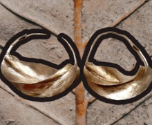 Load image into Gallery viewer, Giant Vintage Fulani Tribal Hoop Earrings Silver Kargo Fresh