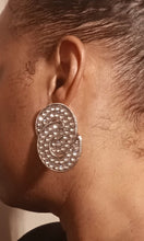 Load image into Gallery viewer, Giant runway rhinestone earrings Kargo Fresh