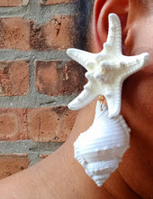 Load image into Gallery viewer, Giant sea shell earrings Giant Kargo Fresh