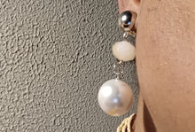 Load image into Gallery viewer, Glass Bead Multi Strand Layering Necklace and custom clip on earrings set Kargo Fresh