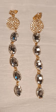 Load image into Gallery viewer, Habdmade Runway Rhinestone clip on earrings Kargo Fresh