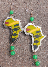 Load image into Gallery viewer, Hamdmade Abstract Africa Earrings Kargo Fresh