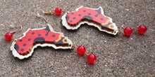 Load image into Gallery viewer, Hamdmade Abstract Africa Earrings Kargo Fresh