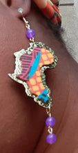 Load image into Gallery viewer, Hamdmade Abstract Africa Earrings Kargo Fresh