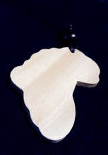 Load image into Gallery viewer, Hand Cut Africa Symbol Mens Wooden Necklace Kargo Fresh