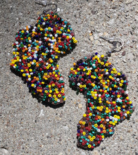 Load image into Gallery viewer, Handmade Abstract Bead Africa Wooden Earrings Kargo Fresh