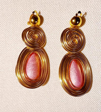 Load image into Gallery viewer, Handmade Abstract Wire Design Clip On Earrings Kargo Fresh