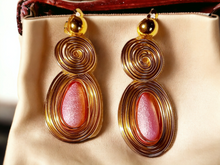 Load image into Gallery viewer, Handmade Abstract Wire Design Clip On Earrings Kargo Fresh