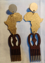 Load image into Gallery viewer, Handmade Adinkra Symbol Earrings Kargo Fresh