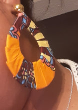 Load image into Gallery viewer, Handmade African Fabric Clip On Earrings Kargo Fresh