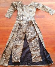Load image into Gallery viewer, Handmade African Print Jumpsuit with Train Over Skirt Size S Kargo Fresh