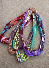 Load image into Gallery viewer, Handmade Ankara Fabric Multi layer statement Necklace Kargo Fresh