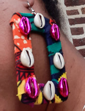 Load image into Gallery viewer, Handmade Ankara Print Africa Earrings Kargo Fresh