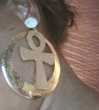 Load image into Gallery viewer, Handmade Ankh Clip On Earrings Kargo Fresh