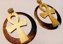 Load image into Gallery viewer, Handmade Ankh Clip On Earrings Kargo Fresh