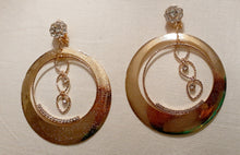 Load image into Gallery viewer, Handmade Bling Clip on Hoops Kargo Fresh
