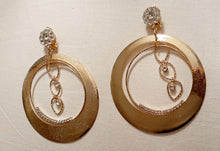 Load image into Gallery viewer, Handmade Bling Clip on Hoops Kargo Fresh