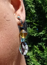 Load image into Gallery viewer, Handmade Blown Glass Bead Clip On Necklace Set Kargo Fresh