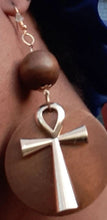 Load image into Gallery viewer, Handmade Chunky Ankh Earrings Kargo Fresh