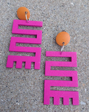 Load image into Gallery viewer, Handmade Clip on adinkra symbol earrings Kargo Fresh