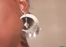 Load image into Gallery viewer, Handmade Crescent moon Design Clip on Earrings Kargo Fresh