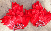 Load image into Gallery viewer, Handmade Large Sequin Applicade and Feathers Arm Bands (Set of 2) Kargo Fresh