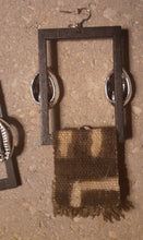 Load image into Gallery viewer, Handmade Mudcloth Cowrie Shell and Wood Earrings Kargo Fresh