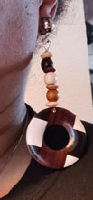 Load image into Gallery viewer, Handmade Natural Wood Clip On Earrings Kargo Fresh