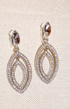 Load image into Gallery viewer, Handmade Rhinestone Clip On Hoop Earrings Kargo Fresh