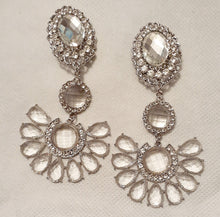 Load image into Gallery viewer, Handmade Rhinestone clip on Earrings Kargo Fresh