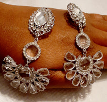 Load image into Gallery viewer, Handmade Rhinestone clip on Earrings Kargo Fresh