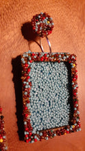 Load image into Gallery viewer, Handmade Seed Bead Wooden Earrings Kargo Fresh