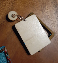 Load image into Gallery viewer, Handmade Seed Bead Wooden Earrings Kargo Fresh