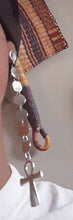 Load image into Gallery viewer, Handmade Silver Ankh Earrings Kargo Fresh