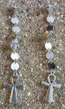 Load image into Gallery viewer, Handmade Silver Ankh Earrings Kargo Fresh