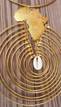 Load image into Gallery viewer, Handmade Vintage Extra Large Brass Africa Necklace Set Kargo Fresh