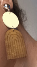 Load image into Gallery viewer, Handmade Wooden Clip On Earrings Kargo Fresh