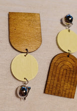 Load image into Gallery viewer, Handmade Wooden Clip On Earrings Kargo Fresh