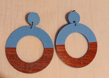 Load image into Gallery viewer, Handmade Wooden Clip On Earrings Kargo Fresh
