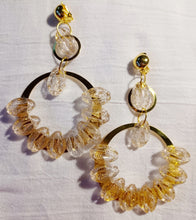 Load image into Gallery viewer, Handmade clip on cowrie shell hoops Kargo Fresh