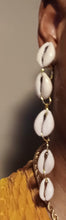 Load image into Gallery viewer, Handmade cowrie shell earrings Kargo Fresh