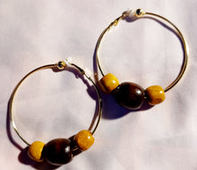 Load image into Gallery viewer, Handmade light boho hoop clip on earrings Kargo Fresh