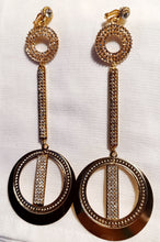 Load image into Gallery viewer, Handmade long 6 inch runway earrings Kargo Fresh