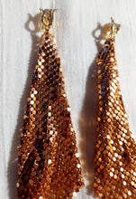 Load image into Gallery viewer, Handmade metal mesh clip on earrings Kargo Fresh