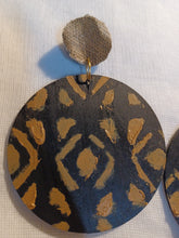 Load image into Gallery viewer, Handmade mudcloth earrings clip on Kargo Fresh
