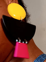 Load image into Gallery viewer, Handmade pop art Clip on earrings Kargo Fresh